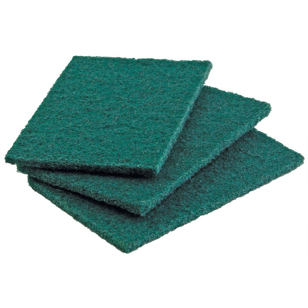 China Manufacturer Polyester Scrubber Green Scouring Pad